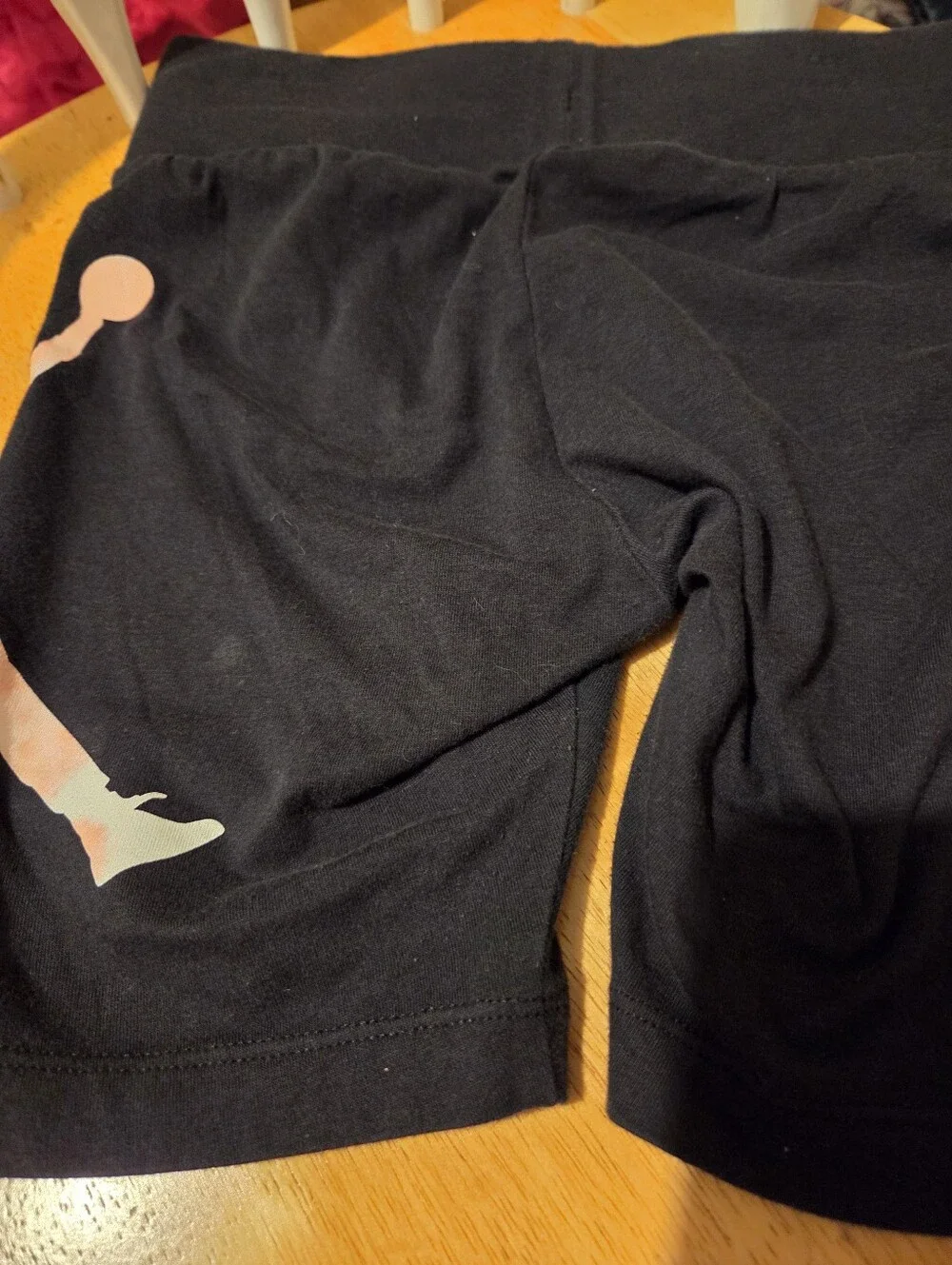 Jordan Black Shorts with Pink Jumpman Graphic